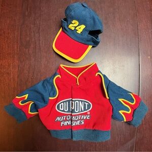 Teddy Bear Racing Jacket & Cap - Jeff Gorden #24, Dupont Nascar